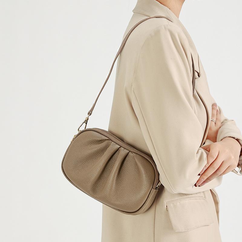 Женская сумка из натуральной кожи, высококачественная сумка для мобильного телефона, кошелек для монет из коровьей кожи с верхним слоем, сумка на одно плечо