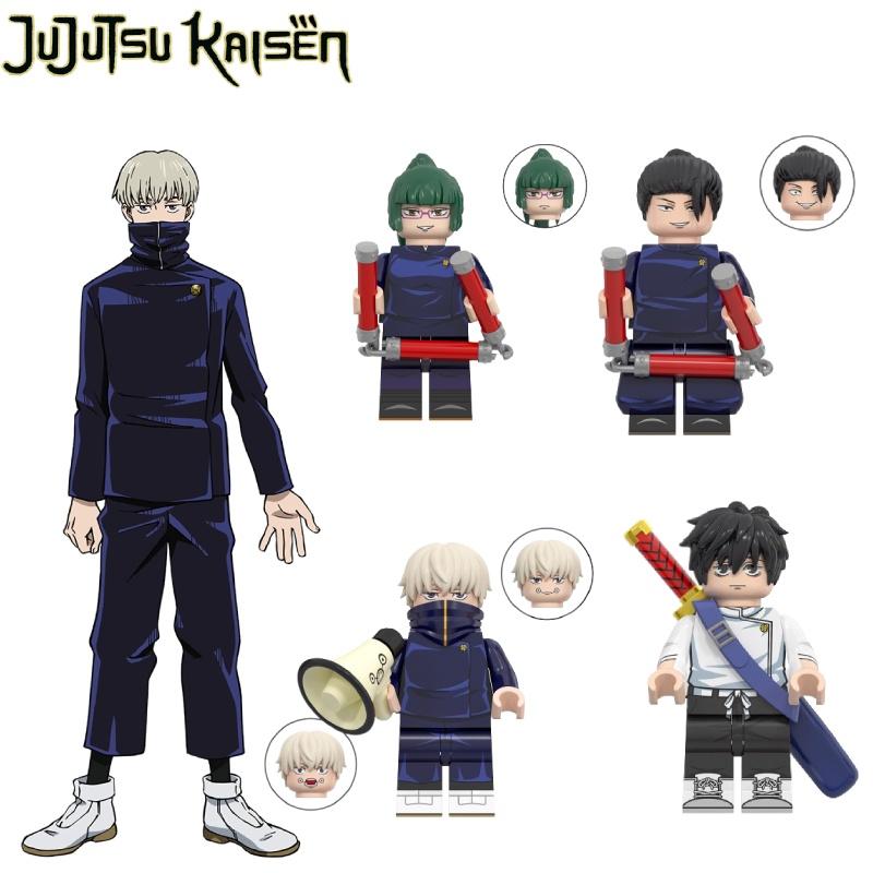 Wm6140 Серия Мультфильмы Магическая битва Зенин Маки Инумаки Детский пазл Конструктор Упаковка)