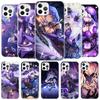 Чехол для телефона Honkai Star Rail Черный Лебедь Для iPhone 16 17 Air 15 14 Pro Max 16E Чехол для телефона 13 Mini 12 11 7 SE 8 Печатный узор