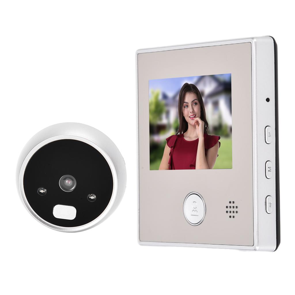 Intelligent Video Doorbell Digital Door Viewer 2.8in TFT LCD Display Infrared Night Vision 135 Degrees