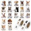 1/2 Rolls Notebook Sticker Pet Theme Copper Plate Paper Cat Dog Printing Decals Laptop Mobile Phone Case Decor