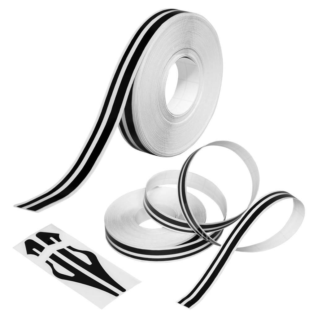 Spurtar Car Ptripe Tape, 2 Rolls X 32Ft Ptriping Automotive Tape Racing Stripes, Black Vinyl Ptripe Decals For Car, Motorcycle And Boat DIY