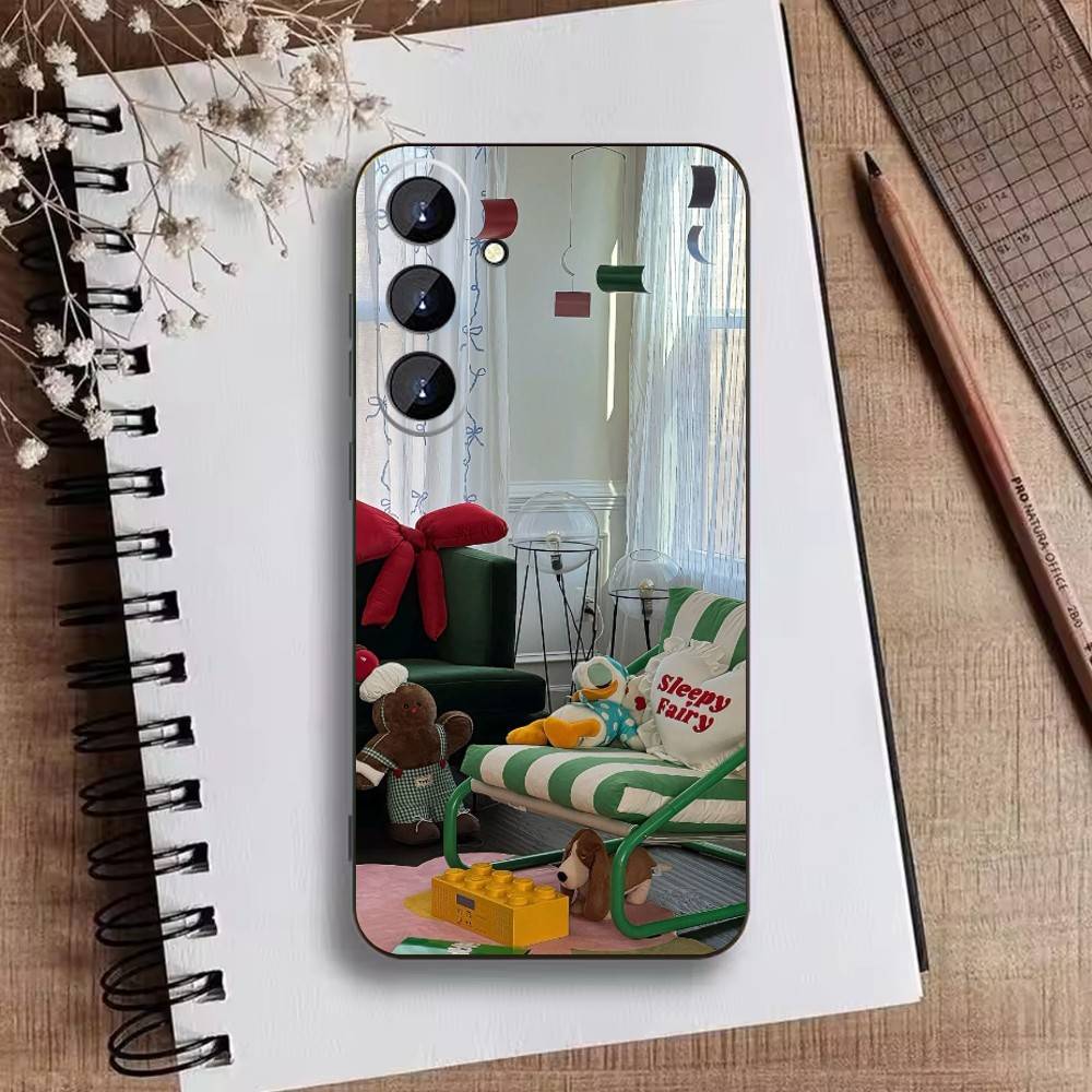 New Year Merry Christmas Phone Case For Samsung Galaxy A73,A21s,A22,A31,A52,A53,A71,A41Soft Black Shell