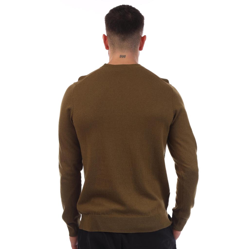 Lyle & Scott Mens Merino Wool Crew Neck Sweatshirt