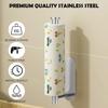 Kitchen Paper Roll Holder Stainless Steel Cabinet Tissue Holder Self Adhesive or Drilling Towel Bar Holder for Bathroom Kitchen