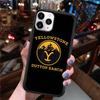 Y-Yellowstone D-Dutton R-Ranch Logo Phone Case For IPhone 16 Pro Max 15 14 Plus 14 13 12 11 17 PC+TPU Cases Back Cover