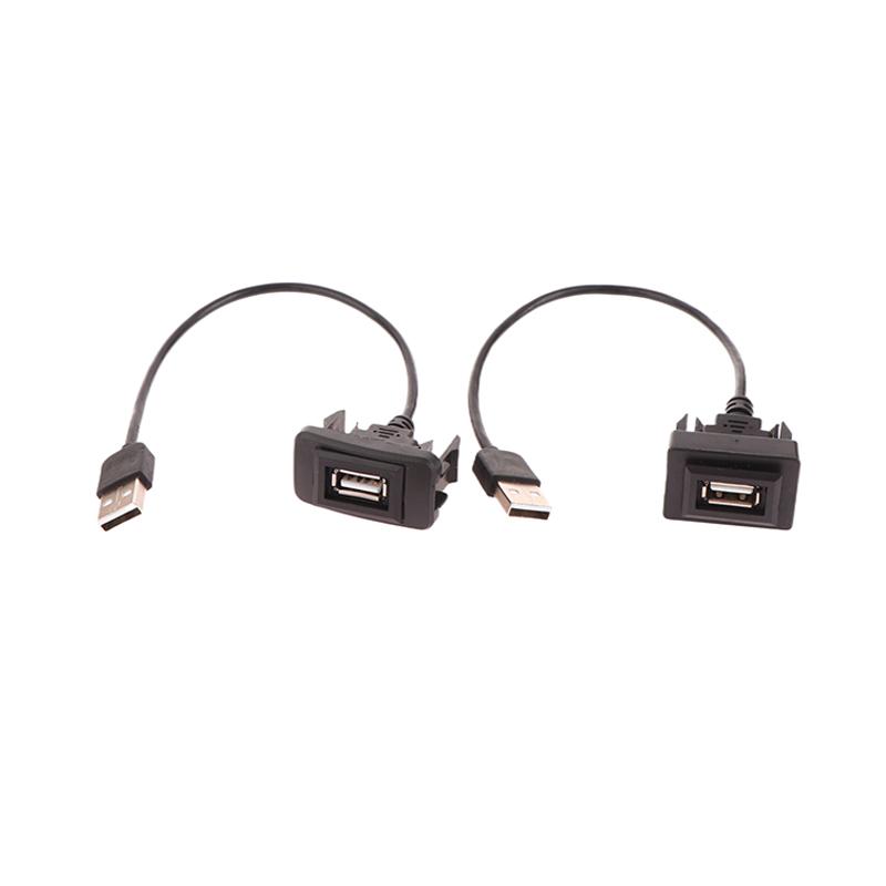 Автомобильная приборная панель с утопленным креплением USB-панель удлинитель кабеля адаптер гнездо для Vigo Rav4 Toyota Vios Levin