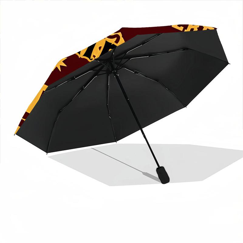 1pc Gryffindor Harry Potter Custom Name Automatic Folding Umbrella, Durable Plastic & Iron, Lightweight for Outdoor Daily Use S1230002
