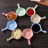 Mini Cute Wheat Straw Bowl Practical Sauce Bowl Soybean Dish Appetizer Plates Soy Sauce BBQ Sushi Plate Kitchen Supplies