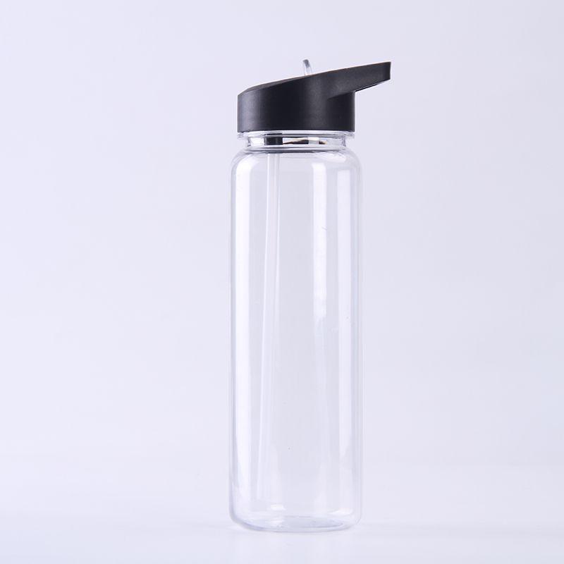 Convenient Leakproof Sports Water Bottle With Bpa Free Straw And Portable Handle