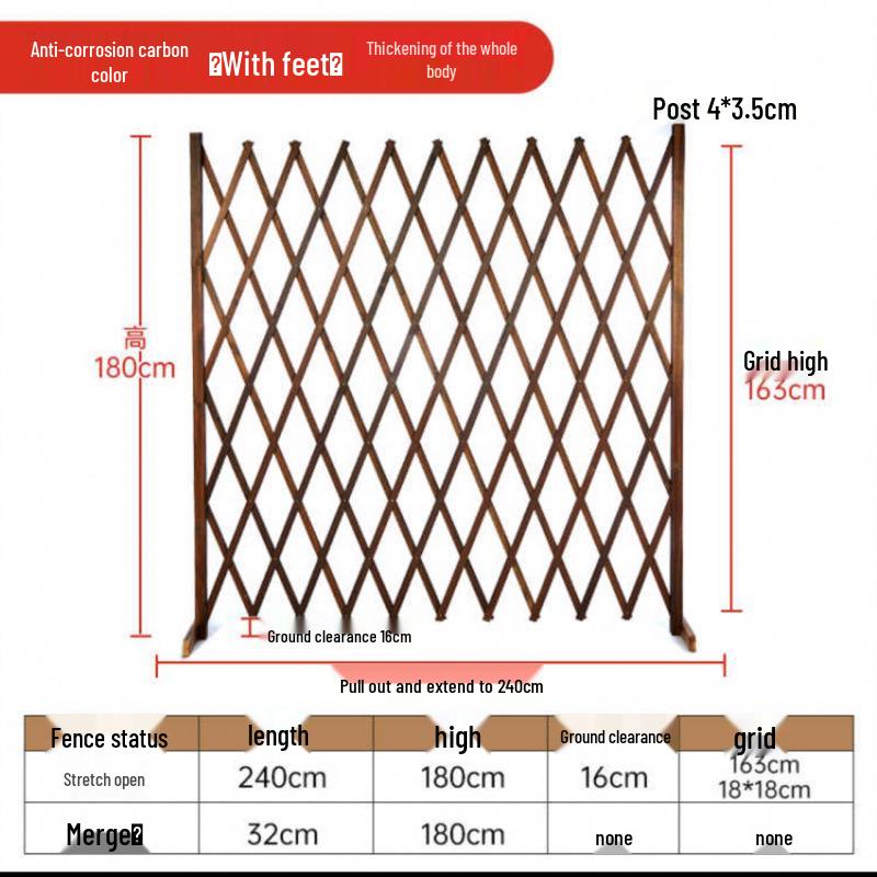Уличный антикоррозийный раздвижной деревянный забор для сада, двора, крытого балкона и вольера для собак.