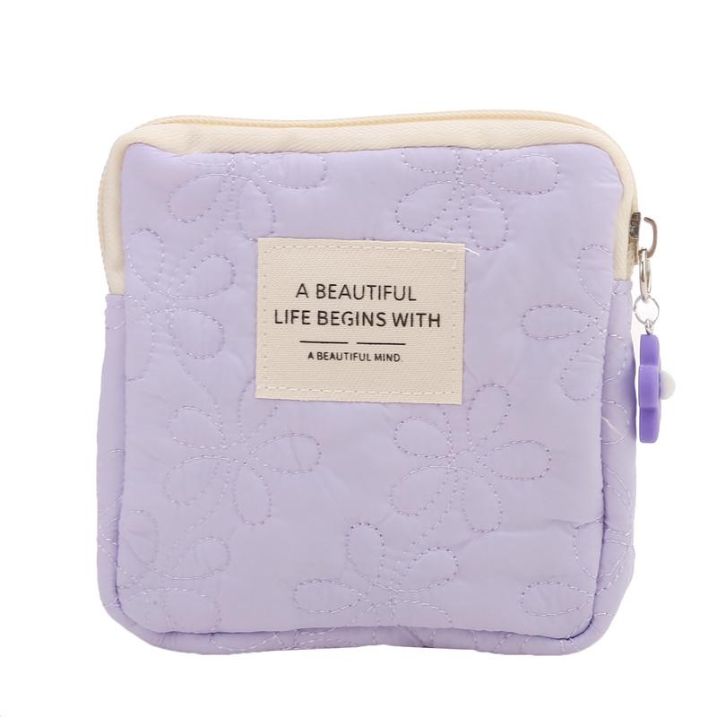 Женская маленькая косметичка, дорожный мини-органайзер для гигиенических салфеток, органайзер для макияжа, монет, денег, карт, помады для хранения