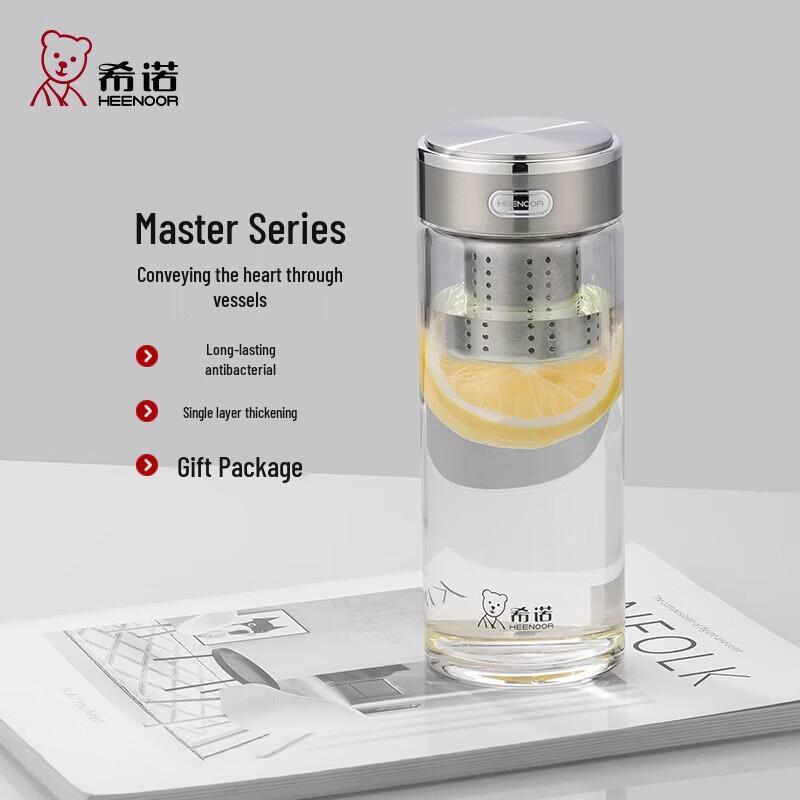 Heenoor Antibacterial Single-Layer Glass Cup