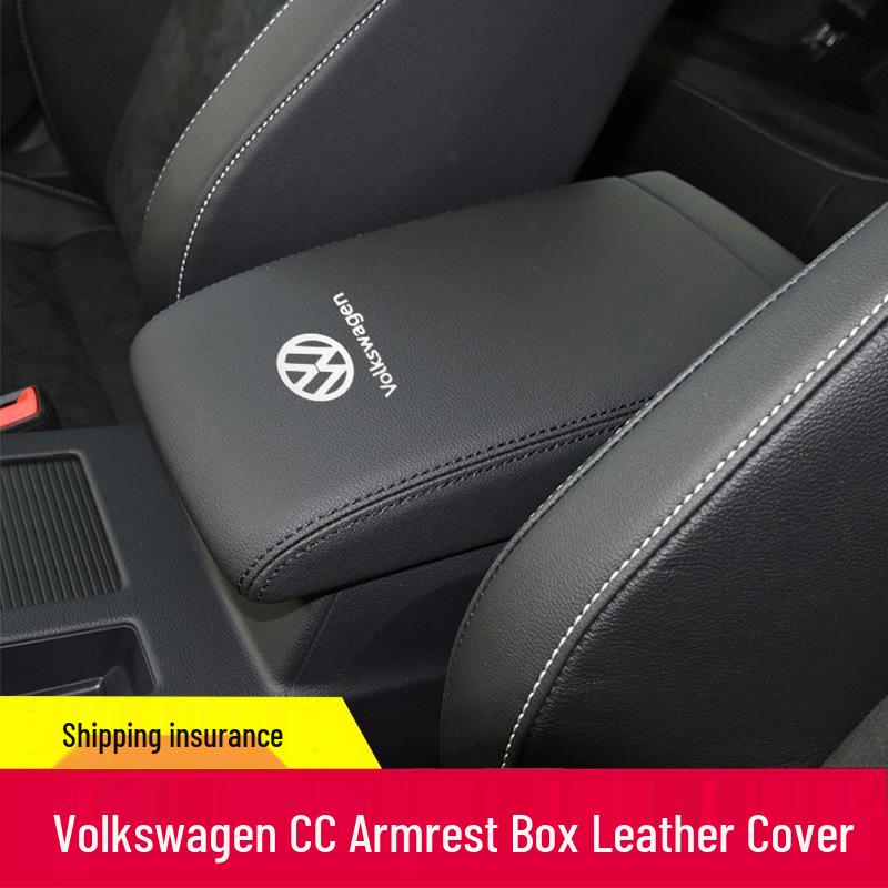 Защитный чехол на подлокотник Volkswagen CC из кожи (2010-2021)