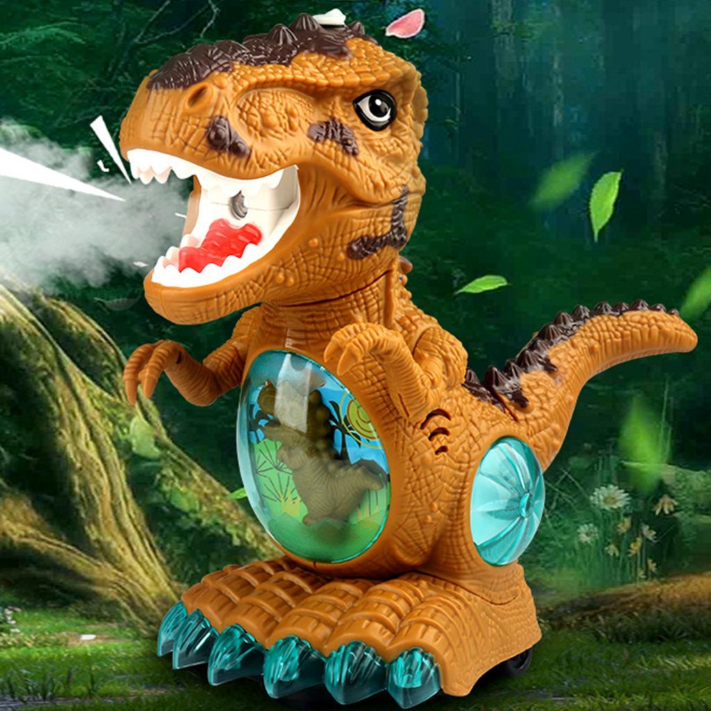 Universal Walking Spray Simulation Dinosaur Toy With Music Lights