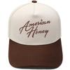 American Honey Fun Embroidery Truck Driver Hat Color Matching Men's and Women's Casual Shade Dad Hat