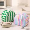 Striped Insulated Lunch Bag Leakproof Food Tote Bag Casual Food Thermal Box  Outdoor
