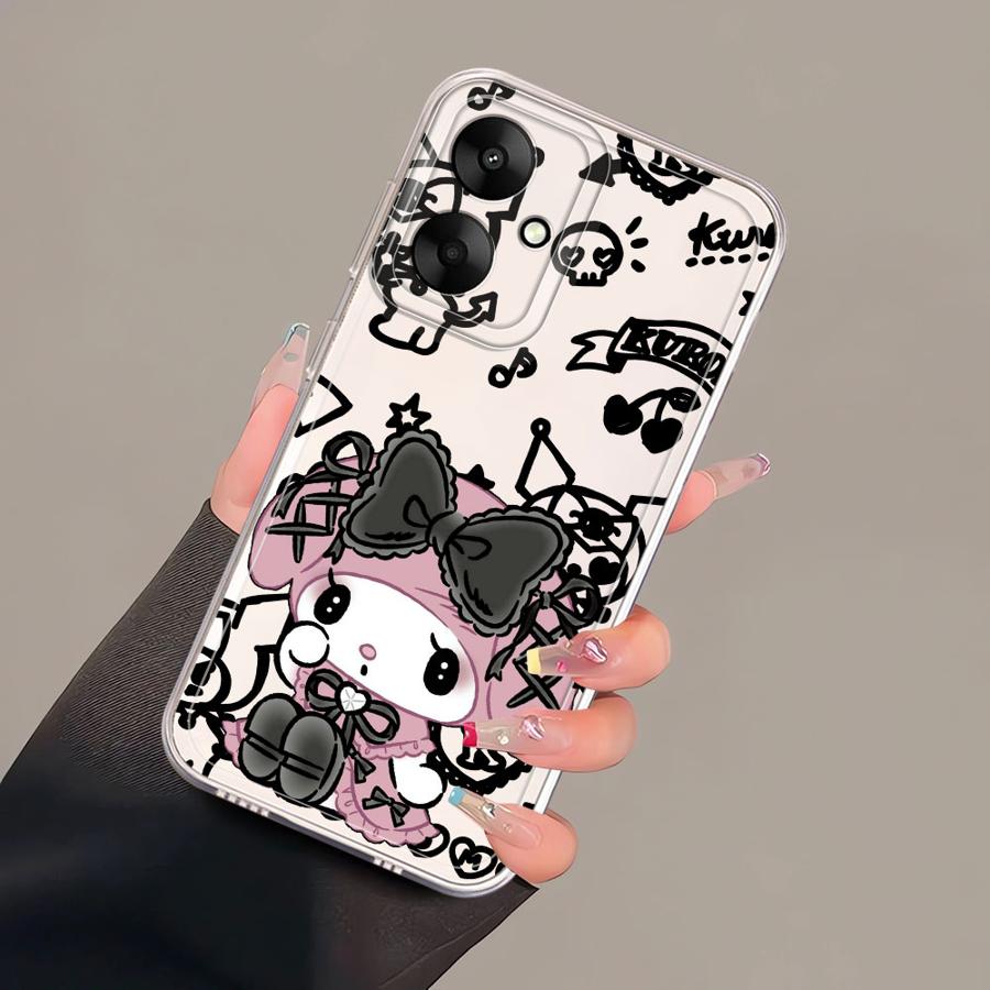 Sanrio Cool Kuromi Case for Xiaomi Mi 11 Lite 11T Pro Soft Phone Cover