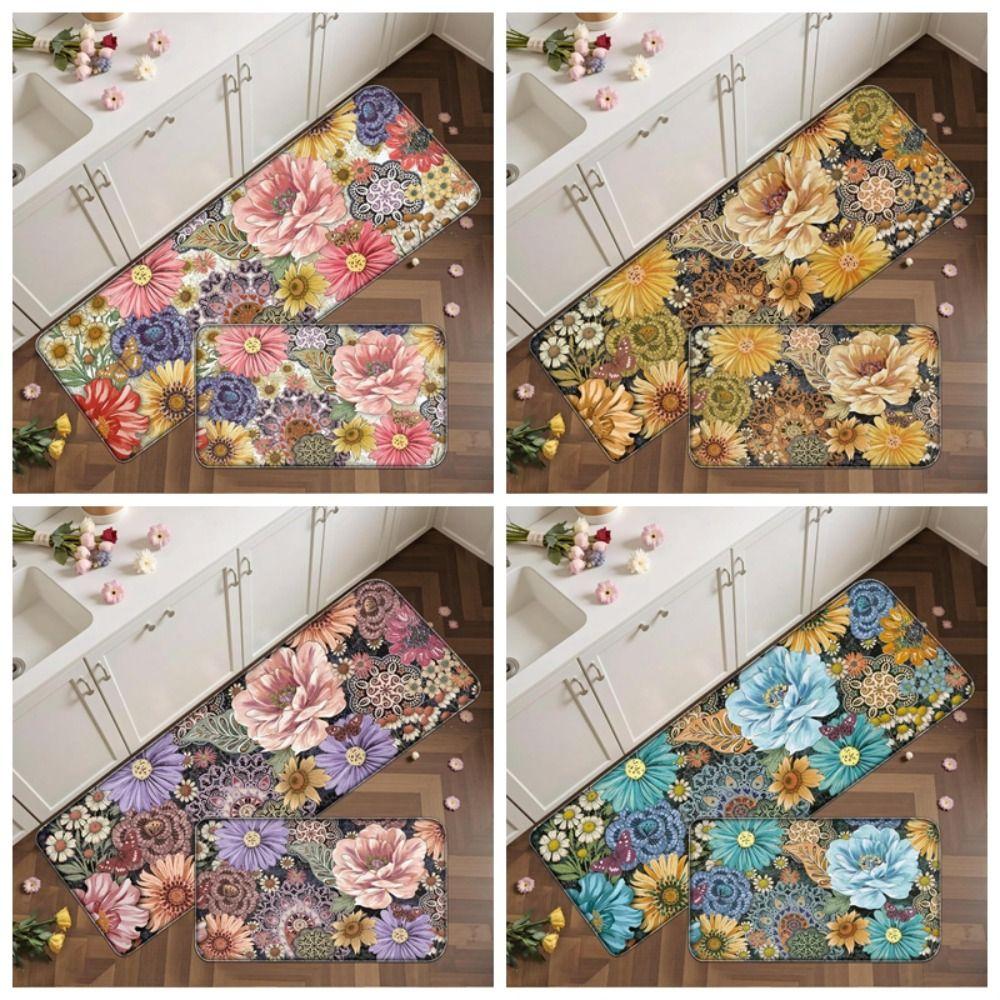 Boho Floor Rug Absorbent Doormat New Entrance Door Mat Household