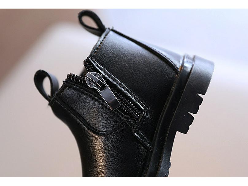 Зимняя хлопковая обувь для мальчиков и девочек - Уютные, теплые ботиночки для малышей с бархатной подкладкой