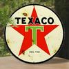 Винтажная металлическая вывеска Texaco Бензин Ретро Декор стены гаража Всепогодный Мужская берлога Коллекционный предмет