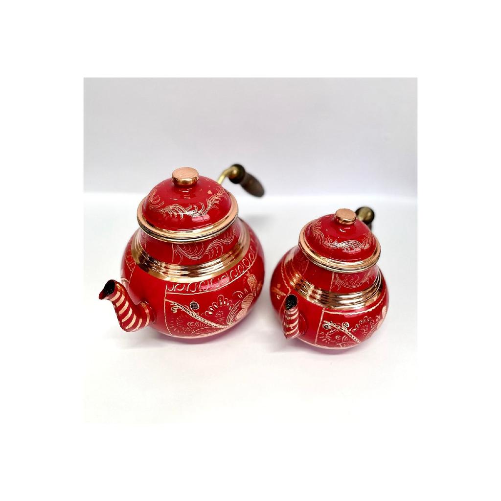 Copper Teapot Hand Embroidered (no:2)