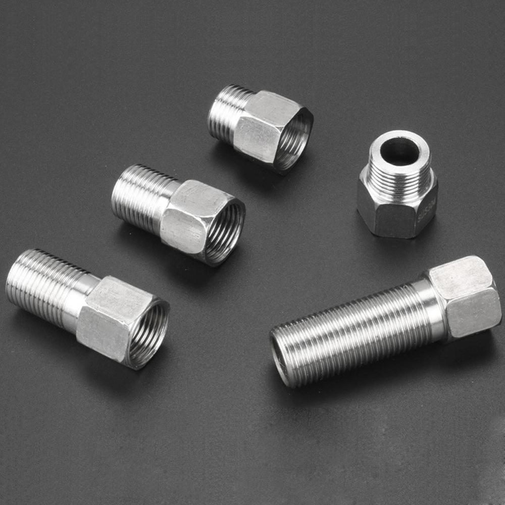 Нержавеющая сталь 201 1/2" 3/4" 1" Резьбовые соединители для баков для воды с внутренней/внешней резьбой Садовые аксессуары для полива Муфты