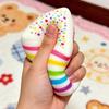 Медленно восстанавливающая форма, очень большая, клубника, игрушка для снятия стресса, украшение, для снятия напряжения, реквизит для фотосъемки хлеба