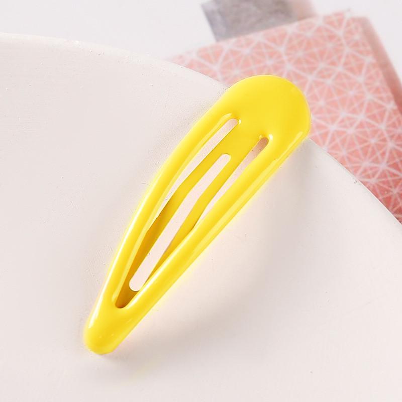 Korean Style Candy Color Hairpins for Women and Girls - Cute Water Drop Clips