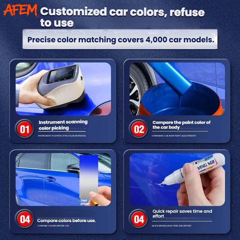 Car Touch Up Paint Pen Scratch Repair Scratch Remover Wax For BMW Touch-up Pen Porti Mang C31 Estor Blue B45 Sky C1D Emperor