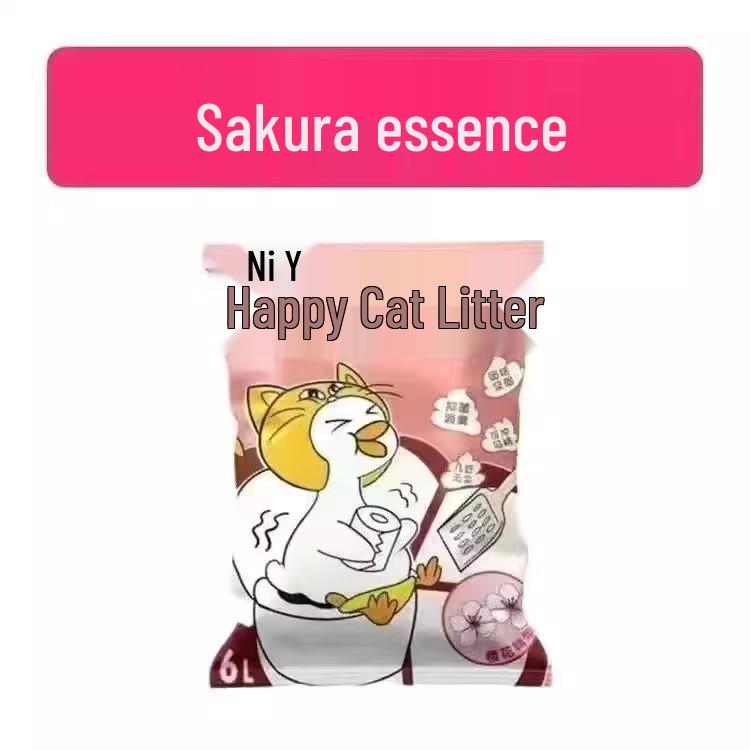 Дезодорирующий смешанный кошачий наполнитель NiYa: Тофу и бентонит, 20 фунтов (6 мешков по 2,5 кг каждый)