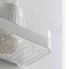 Wall Mounted Toiletries Holder No Nail Bathroom Shelf Bathroom Storage Rack  for Shampoo