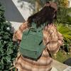 Women's Small Bag Japanese Solid Color Corduroy Schoolbag Female Student Backpack