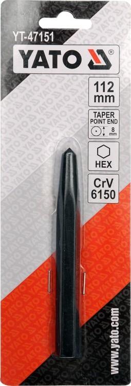 Center punch 8x112 mm YT-47151 YATO
