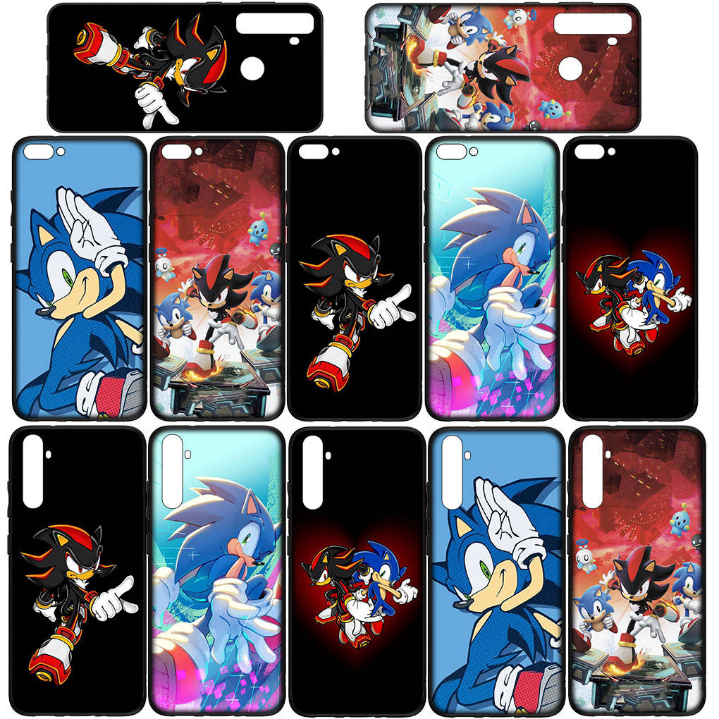 Для Samsung Galaxy S24 S23 iPhone 16 15 14 Plus X Xiaomi Redmi Note 13 12 11 Pro Max 8 XR Huawei OPPO чехол для телефона Lovely S-Shadows Game S-Sonics Cover