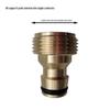 Медный 6-точечный быстроразъемный кран-адаптер для шланга для мойки автомобиля