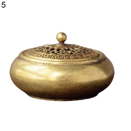 Полезная мини-традиционная курильница с узором лотоса для офиса