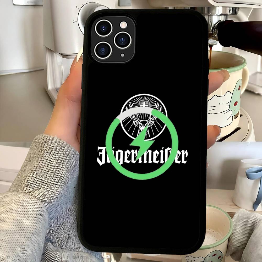 Чехол для телефона с магнитной беспроводной зарядкой и логотипом J-Jagermeister для IPhone 17 16 15 14 13 12 11 Pro Max Plus Mag