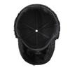 Men's Leather Hat Winter Warm Ear Protection Hat for Middle-Aged and Elderly People Bomber Hat Thick Cold-Proof Cap