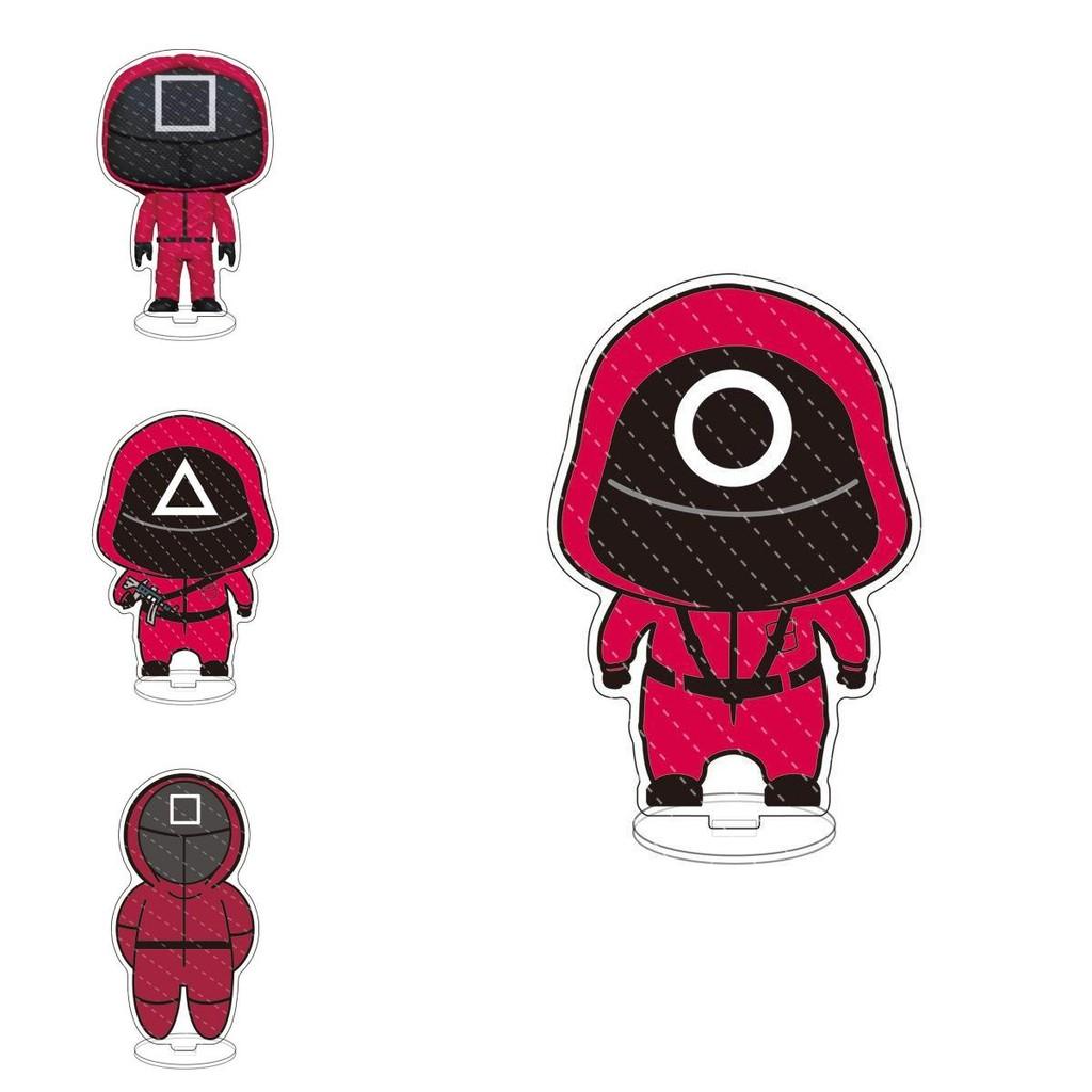 Изысканная акриловая фигурка стенд «Игра в кальмара» для фанатов и коллекционеров