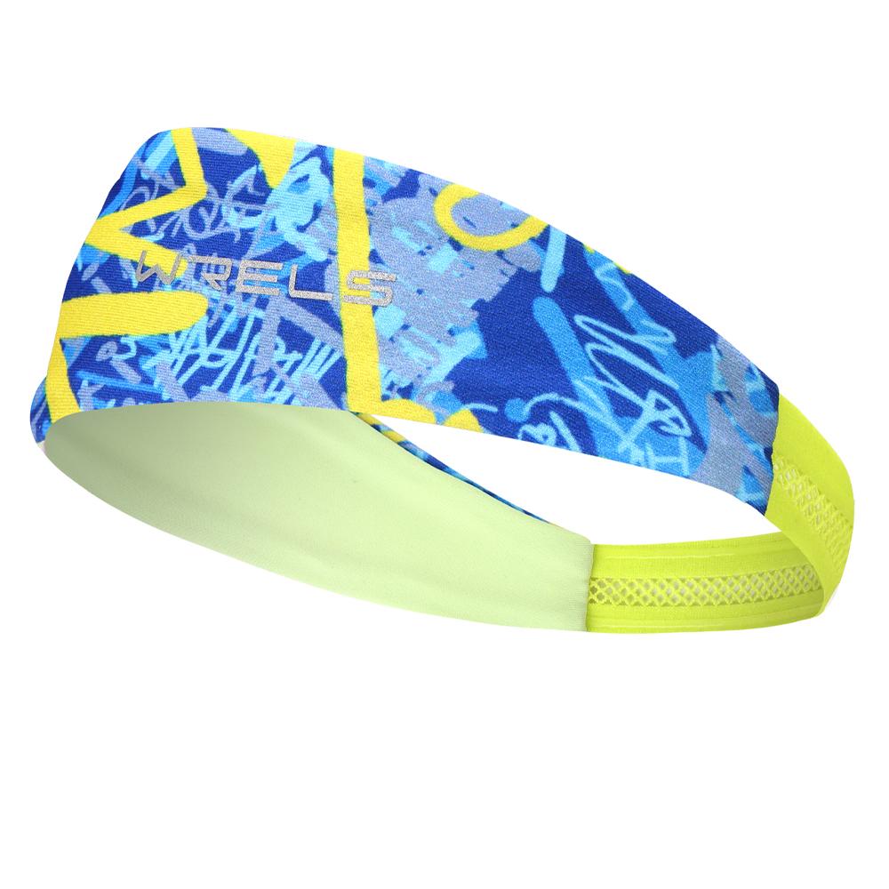 WRELS Летний модный головной платок для спорта и фитнеса на открытом воздухе для мужчин и женщин - впитывающий пот, нескользящий, быстросохнущий, дышащий для йоги, баскетбола, спортзала