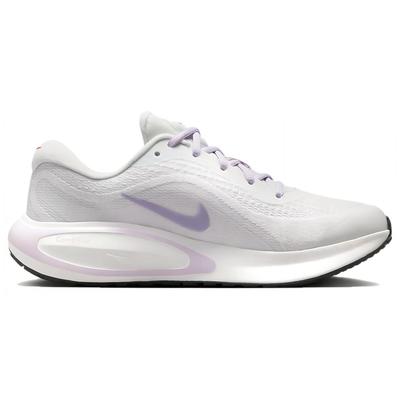 Journey Run Comfortable Fabric Low Top Casual City Commuting Running Shoes Women's White Purple FJ7765-100