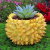 1 durian shaped flowerpot, windowsill flowerpot, fun fruit shaped flowerpot, home decoration flowerpot