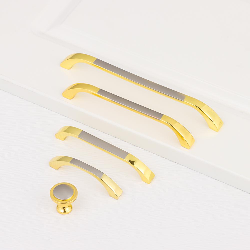 Modern Luxury Cupboard Zinc Alloy Cabinet Door Handle Drawer Handles Wardrobe Door Knob
