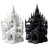 Hollowed-out Fish Tank Decoration 3D Printed Fake Castle Figurine  Micro Landscape
