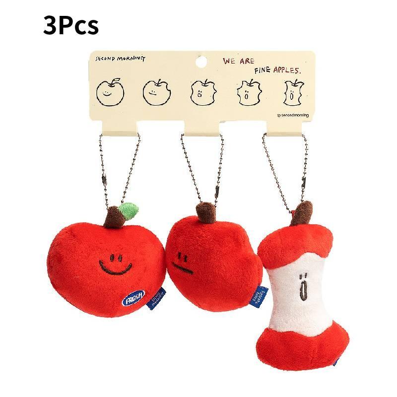 Adorable Second Morning Sweet Potato Apple Plush Keychain Cute Hanging Ornament