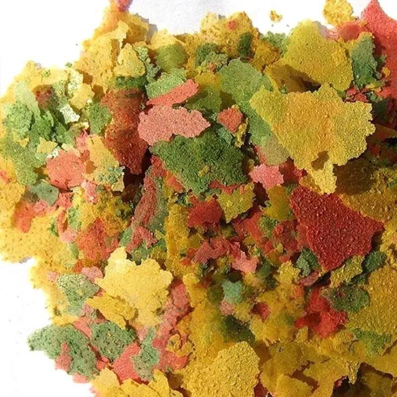40 г/100 г Хлопья Корма для Аквариумных Рыбок Тропических Золотых Рыбок Декоративных Маленьких Кои Морских Рыбок Товары для Кормления Рыбок