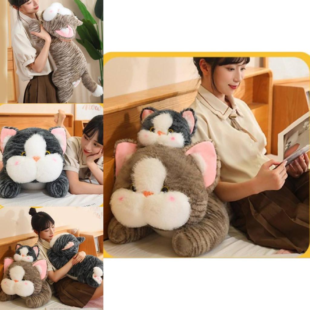 Милая плюшевая игрушка кошка с висячими ушками, мягкий ПП хлопок, детская подушка для комфорта, мягкая игрушка