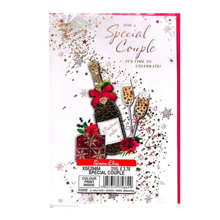 Simon Elvin For A Special Couple It´s Time To Celebrate Christmas Card (Pack of 6)