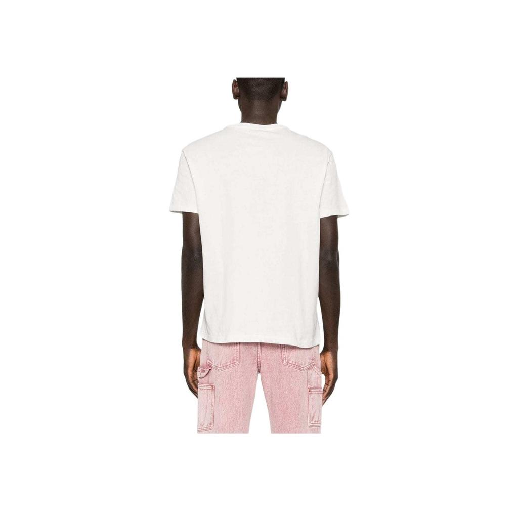 Polo Ralph Lauren SS24 Bear Print Футболка свободного кроя с круглым вырезом для мужчин, белые 710854497-037